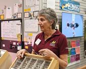 UC Davis distinguished professor emerita Lynn Kimsey directed the Bohart Museum of Entomology for 34 years. (Photo by Kathy Keatley Garvey)